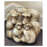 Monkey Family Statue