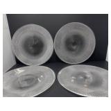 Glass Dinner/ Charger Plates