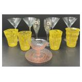 Barware and Depression Glass