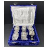 Boxed EPNS Cordial Goblets