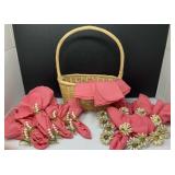 Floral Napkins Rings