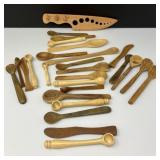 Handmade Wooden Mini Utensil Collection