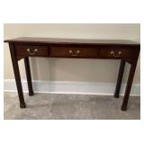 Three Drawer Console Table