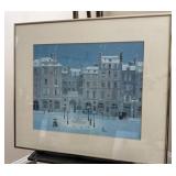 Delacroix, Michael " Place Dauphine " Print