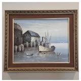 Oil Ship Painting Raymond