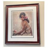 Royo,José "Andaluza" Acrylic on Paper