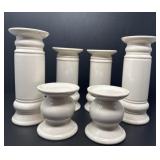 Ceramic Pillar Candle Holders