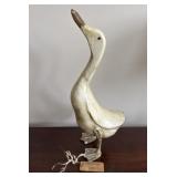 Wooden Farmhouse Duck Figure