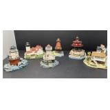 Assorted Lighthouse Figurines Collection B