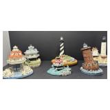 Assorted Lighthouse Figurines Collection A