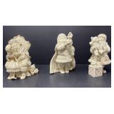 Lenox China Jewel Santa Figurines B