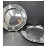 Silver Plate Bowl, Plates, Spoons