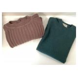 Coach Cable Knit and Scottish Cashmere Swesters