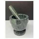 Marble Mortar and Pestle