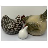 Ceramic Hens
