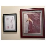 Framed Wine Maps