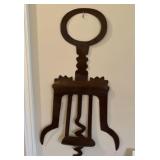 Metal Corkscrew Wall Art