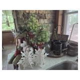 Christmas Decorative Basket Tray, Vases and More