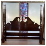 King Four Poster Wheat Bed Frame