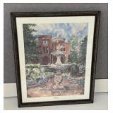 A. M. Dalis, Signed Fountain Print