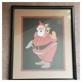 Vernon Grant Santa and Elf Print