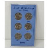 Susan B Anthony Dollar Set