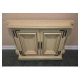 Vintage Console Table with Doors