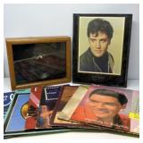 Elvis Framed "45", Picture, Albums