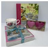 Tea Books, Italian Paperweights, English Teacup