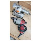Black & Decker Sander and Milwaukee Drill