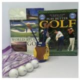Titleist Golf Balls, Golf Books, Pen/Pencil Holder