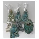 Asian Buddhas and New Art Candles