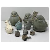 Ten Decorative Birds