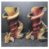 Hull Ebb Tide Pottery Vases