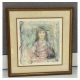 Edna Hibel, "Alicia" Signed, Numbered Print