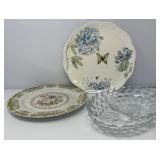 Lenox Plate, Divided Dish,Floral Plate