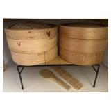 Traditional Bamboo Steamers