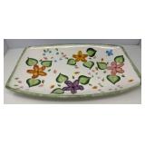 Floral Ceramic Platter