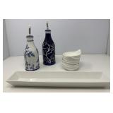 Ceramic Cruets with Bowls
