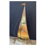 DeMott Metal Sailboat Sculpture