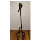 Forged Iron Calla Lily Candle Holder