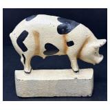 Cast Iron Pig Doorstop