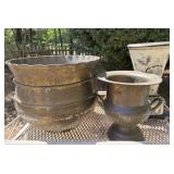 Brass and Composite Planters