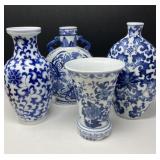 Blue and White Vase Collection