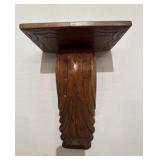 Carved Wooden Wall Shelf