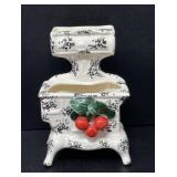 Ceramic Cherry Wall Pocket