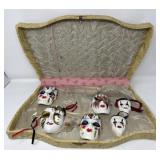 Ceramic Mask in Vintage Box