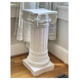 Plaster Grecian Column Plant Stand