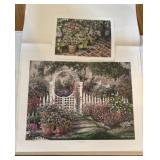 Unframed Floral Artwork