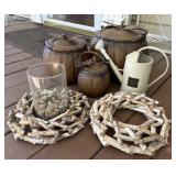 Metal and Wood Decor